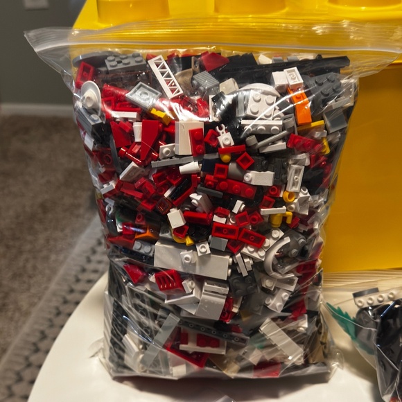 Lot of LEGO City Pieces Police, Fire & More Various Mini Figures w/Storage Boxes - Picture 2 of 16